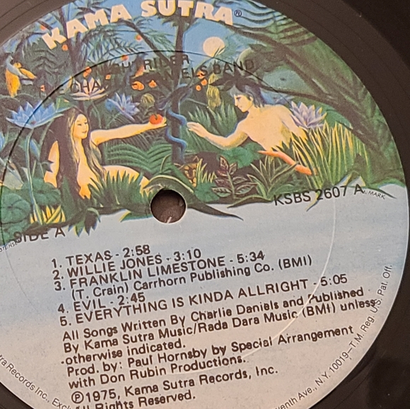 Charlie Daniel's Band Night Riders vintage and album EUC - Picture 8 of 13